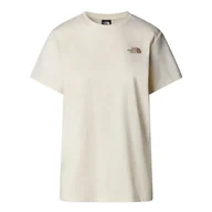 Koszulki sportowe damskie - Koszulka The North Face Redbox 0A87NK95R1 - biała - miniaturka - grafika 1