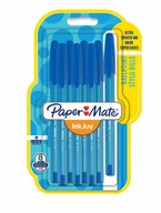 Długopisy - Papermate InkJoy 100 ST Niebieski Długopis Średni 8 szt. - miniaturka - grafika 1