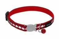 Obroże dla kotów - Red Dingo odbicie refleksyjne obroża dla kota, s, czerwony - miniaturka - grafika 1