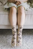 Skarpetki dla dzieci - Skarpetki dziecięce w siedzące misie N1 - miniaturka - grafika 1