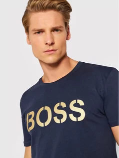 Koszulki męskie - Hugo Boss T-Shirt Special 50442391 Granatowy Regular Fit - grafika 1