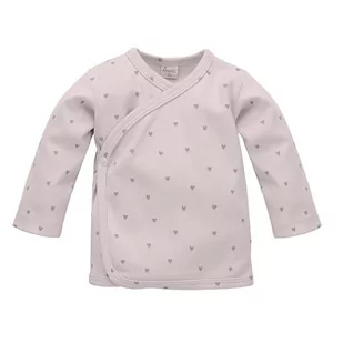 Pinokio Kurtka dziecięca Hello, 100% bawełna, różowa z sercami, dziewczęta 50-68 (68), Pink Heart, 68 cm - Kombinezony dla dzieci - miniaturka - grafika 1