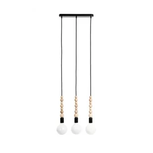 Listwa Loft Sfarer 3L czarna lampa wisząca KOLOROWE KABLE - Lampy sufitowe - miniaturka - grafika 1
