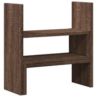 Akcesoria na biurko - vidaXL Organizer na biurko, regulowany, brązowy dąb, 40x17x41 cm - miniaturka - grafika 1
