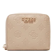Portfele - Mały Portfel Damski Guess Phoebe Slg SWPD96 65137 Beżowy - miniaturka - grafika 1