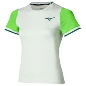 Koszulki sportowe damskie - Koszulka damska Mizuno Stargazer Short Sleeve Tee Phantom Green L - miniaturka - grafika 1