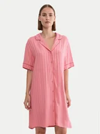 Piżamy damskie - Triumph Koszula nocna Amourette Jacquard 10227274 Różowy Regular Fit - miniaturka - grafika 1