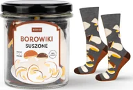 Skarpety termoaktywne - Soxo Skarpetki męskie SOXO borowiki suszone w słoiku 4045 - miniaturka - grafika 1