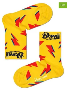 Happy Socks Skarpety (2 pary) w kolorze żółtym - Skarpetki damskie - miniaturka - grafika 1