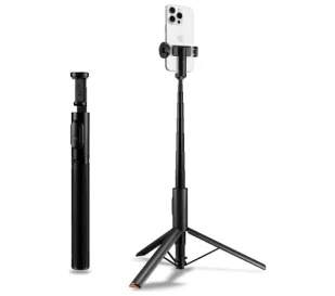 Spigen S541W Bluetooth Tripod Czarny - Selfie stick - miniaturka - grafika 1