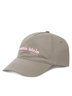 Calvin Klein Czapka z daszkiem Small Monogram LV04G5061G Szary - Czapki męskie - miniaturka - grafika 1