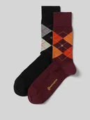 Skarpetki męskie - Skarpety z graficznym wzorem w zestawie 2 szt. w pudełku prezentowym - miniaturka - grafika 1