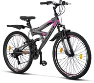 Rowery - Aqua Sport Strong Rosa 24 cali Szaro-różowy - miniaturka - grafika 1
