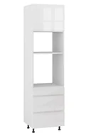 Meble kuchenne - Rimini Słupek Dpps2-60-38-220_Modern Biały Połysk - miniaturka - grafika 1