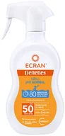 Balsamy i kremy do opalania - Mleczko ochronne Ecran Denenes Leche Protectora Spf50 270 ml - miniaturka - grafika 1
