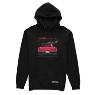 Odzież do sportów motorowych - Czarna bluza z kapturem NISSAN Skyline R34 LWBK-XS - miniaturka - grafika 1