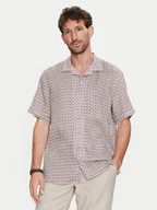 Koszule męskie - Bugatti Koszula 9253 58901A Beżowy Slim Fit - miniaturka - grafika 1