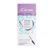 Akcesoria i kosmetyki do stylizacji brwi - INGLOT PLAYINN BROW BUDDIES ZESTAW DO MAKIJAŻU BRWI - miniaturka - grafika 1