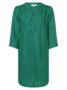Sukienki - Marie Lund - Damska bluzka lniana, zielony - miniaturka - grafika 1