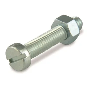 Śruba maszynowa M5 x 10 mm, łeb walcowy ocynk - Śruby i nakrętki - miniaturka - grafika 1