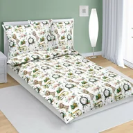 Pościel - Bellatex Pościel bawełniana Świąteczny czas, 140 x 200 cm, 70 x 90 cm - miniaturka - grafika 1