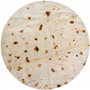 Duży Koc Tortilla Burrito Narzuta 150X150 Okrągły - Koce - miniaturka - grafika 1