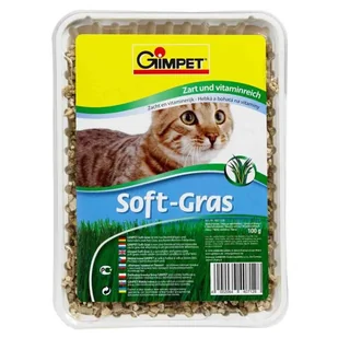 Gimpet Soft Gras trawa dla kota 100g - Suplementy i witaminy dla kotów - miniaturka - grafika 2
