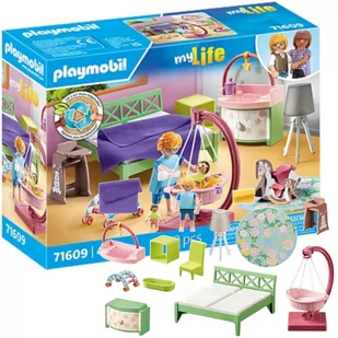 Playmobil My Life 71609 Sypialnia Z Kącikiem Zabaw Dla Dzieci - Klocki - miniaturka - grafika 1