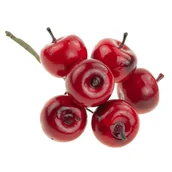 Ozdoby bożonarodzeniowe - JABŁKA JABŁUSZKA NA DRUCIKU SZTUCZNE OWOCE NA PIKU NA STROIK CHOINKĘ OZDOBY - miniaturka - grafika 1