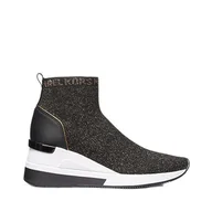 Botki damskie - Michael Kors Skyler Bootie, Botki damskie, Czarny/Brązowy, 41 EU, Czarny brąz, 41 EU - miniaturka - grafika 1
