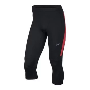 Legginsy - Nike, Legginsy męskie, Spodnie do biegania Dri-Fit Essential 3/4 Tight M (644254-017), rozmiar M - grafika 1