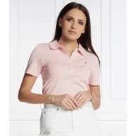 Koszulki i topy damskie - Tommy Hilfiger Polo | Slim Fit - miniaturka - grafika 1