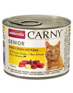 Animonda Carny Starsze Kurczak i Ser 200g 83-501 - Mokra karma dla kotów - miniaturka - grafika 1