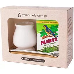 Yerba mate Pajarito do wyboru, matero białe, bombilla - Yerba Mate - miniaturka - grafika 1