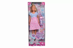 Simba 105733388 - Steffi Love Welcome Surprise / lalka w ciąży / z dzieckiem / kominiarka, dla dzieci od 3 lat - Lalki dla dziewczynek - miniaturka - grafika 2