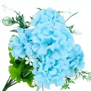 Hortensja Bukiet Niebieskich Kwiatów - Sztuczne kwiaty - miniaturka - grafika 1