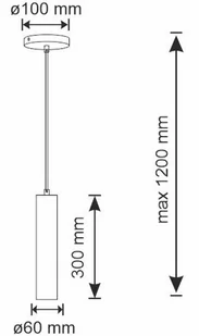 Polux Lampa wisząca 1x8W GU10 LED MIO NAPOLI 318701 SANICO 318701 - Lampy sufitowe - miniaturka - grafika 3