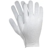 Rękawice robocze - Rękawice bawełniane białe rozmiar 7-10 - miniaturka - grafika 1