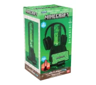 Gadżety dla graczy - Paladone Minecraft Desk Headphone Stand With Light - miniaturka - grafika 1
