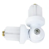 Karnisze - Fusion łącznik kątowy biały mat SP - miniaturka - grafika 1