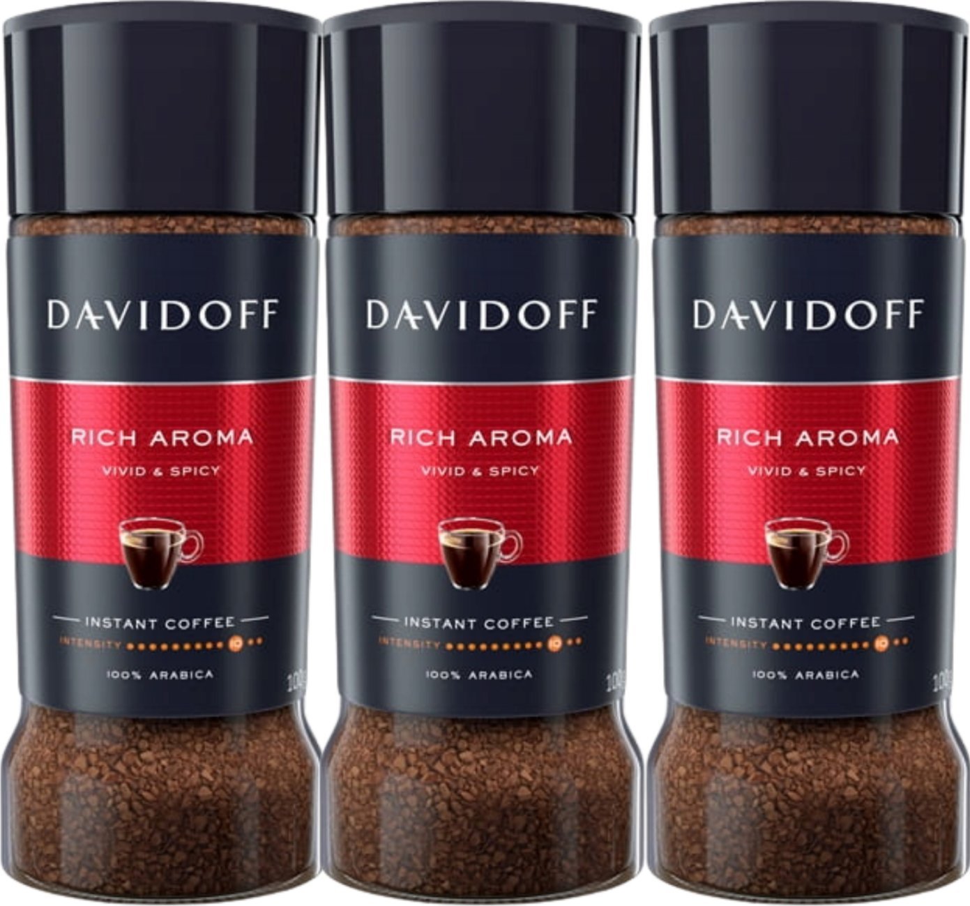 Davidoff Rich Aroma Kawa Rozpuszczalna 100g x3 Arabika