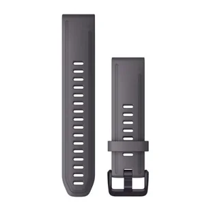 Garmin Silikonowy pasek Quick Fit 20 mm - Fenix 5s/5s+/6s - szary z fioletowym zapięciem [010-13011-00] 010-13011-00 - Akcesoria do smartwatchy - miniaturka - grafika 1
