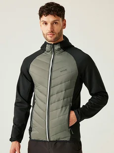 Regatta Kurtka hybrydowa "Andreson VIII" w kolorze oliwkowo-czarnym - Kurtki i kamizelki sportowe męskie - miniaturka - grafika 1