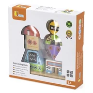 Łamigłówki - Viga, 44652, Klocki do układania - Roboty - miniaturka - grafika 1