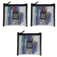 Torby fotograficzne i futerały - Porta Brace Zestaw toreb przezroczystych na akcesoria (3szt) - miniaturka - grafika 1