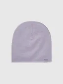 Czapki dla dzieci - 4F Czapka zimowa dziecięca - fioletowa Uniwersalny - miniaturka - grafika 1