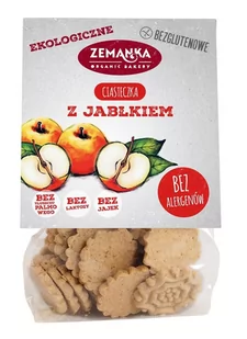 Zemanka CIASTECZKA Z JABŁKIEM BEZGLUTENOWE BIO 100 g - ZE - Zdrowa żywność - miniaturka - grafika 1