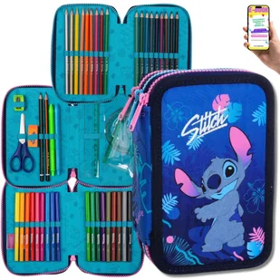 PIÓRNIK SZKOLNY LILO I STITCH 3 KOMORY + WYPOSAŻENIE – DLA DZIEWCZYNKI UCZENNICY + EBOOK - Piórniki PIÓRNIK SZKOLNY LILO I STITCH 3 KOMORY + WYPOSAŻENIE – DLA DZIEWCZYNKI UCZENNICY + EBOOK - Piórniki - miniaturka - grafika 1