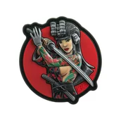 Odzież taktyczna i umundurowanie - M-Tac - Naszywka Tactical Girl №3 Yakuza - PVC - Zielone tatuaże - Pełny kolor - 51116402 - miniaturka - grafika 1