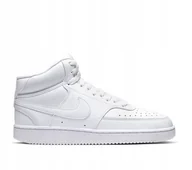 Buty sportowe damskie - Nike Court Vision Mid CD5436 100 36,5 - miniaturka - grafika 1